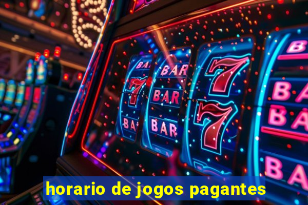 horario de jogos pagantes