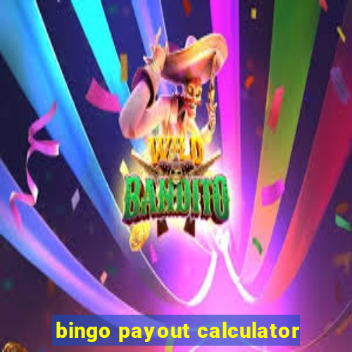bingo payout calculator