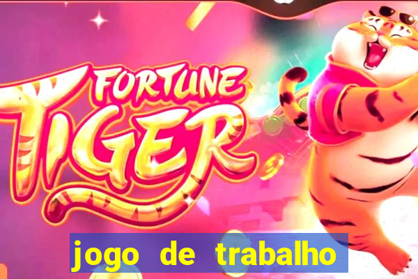 jogo de trabalho no escritório
