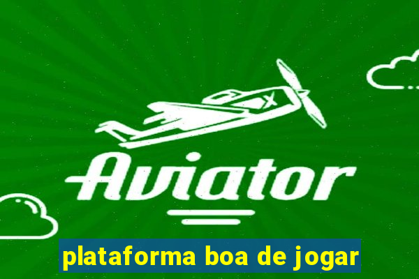 plataforma boa de jogar