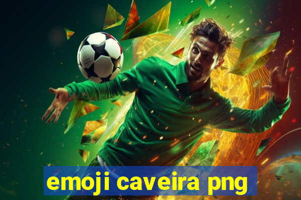 emoji caveira png