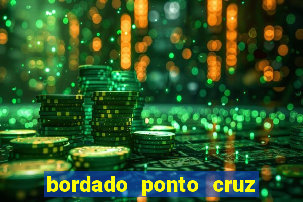 bordado ponto cruz do corinthians