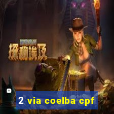 2 via coelba cpf