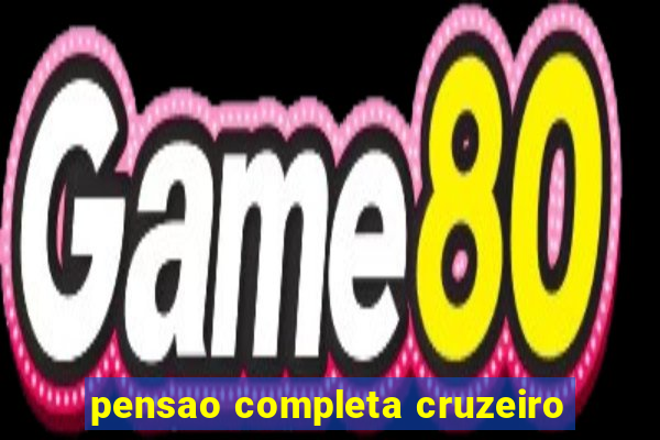 pensao completa cruzeiro