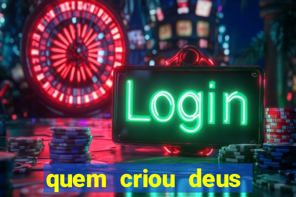 quem criou deus segundo o espiritismo