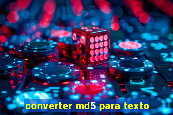 converter md5 para texto