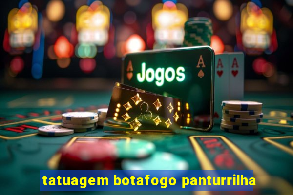 tatuagem botafogo panturrilha