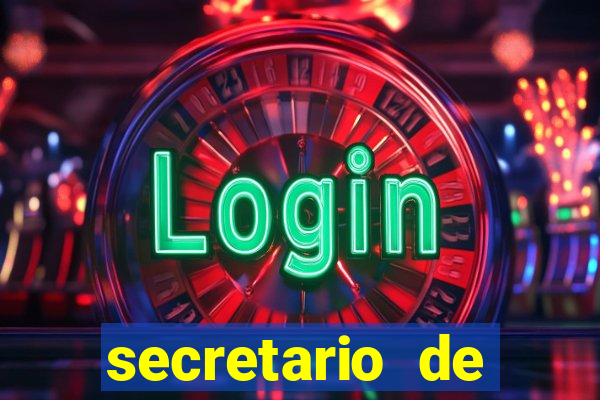 secretario de esporte salario