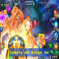 tabela de bingo de 1 a 100