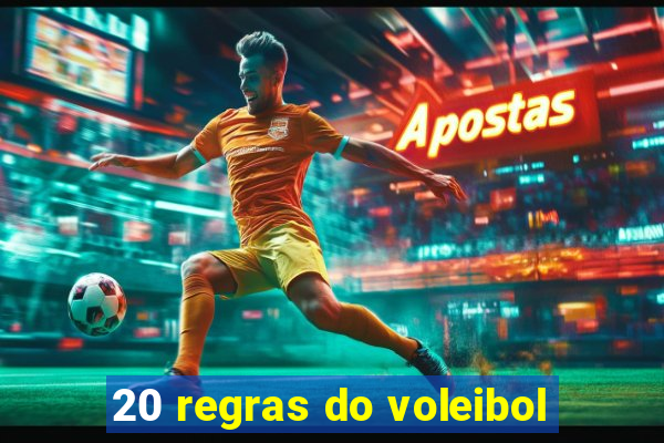 20 regras do voleibol