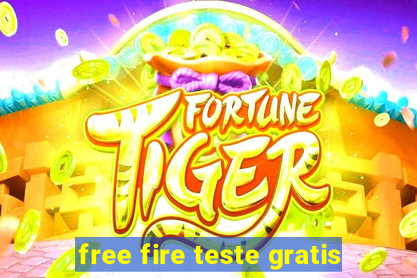 free fire teste gratis