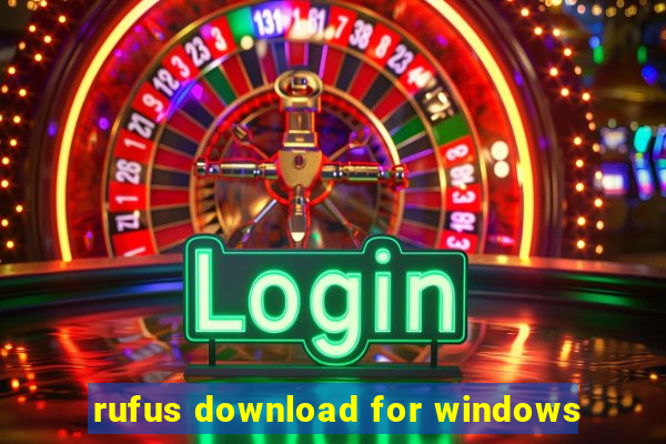 rufus download for windows