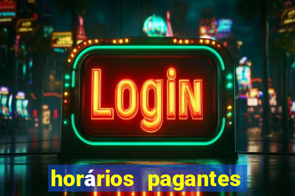 horários pagantes pg soft