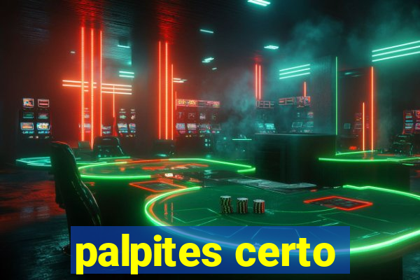 palpites certo