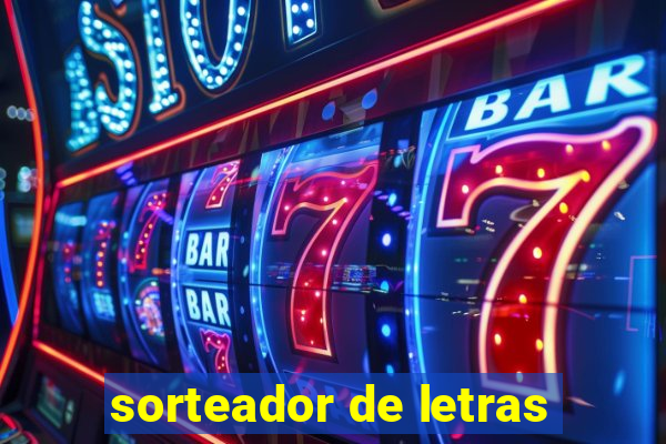 sorteador de letras