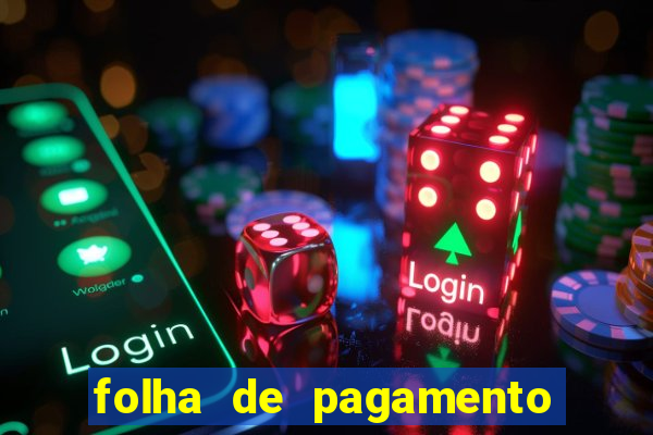 folha de pagamento para preencher word